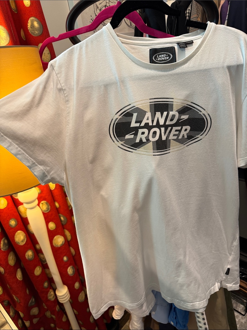 Women’s White Land Rover Logo Tee XL